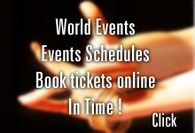 Event schedunles and tickets booking